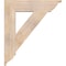 Ekena Millwork Traditional Traditional Smooth Bracket, Douglas Fir, 5 1/2"W x 28"D x 32"H BKT06X28X32TRA01SDF - alternate 2